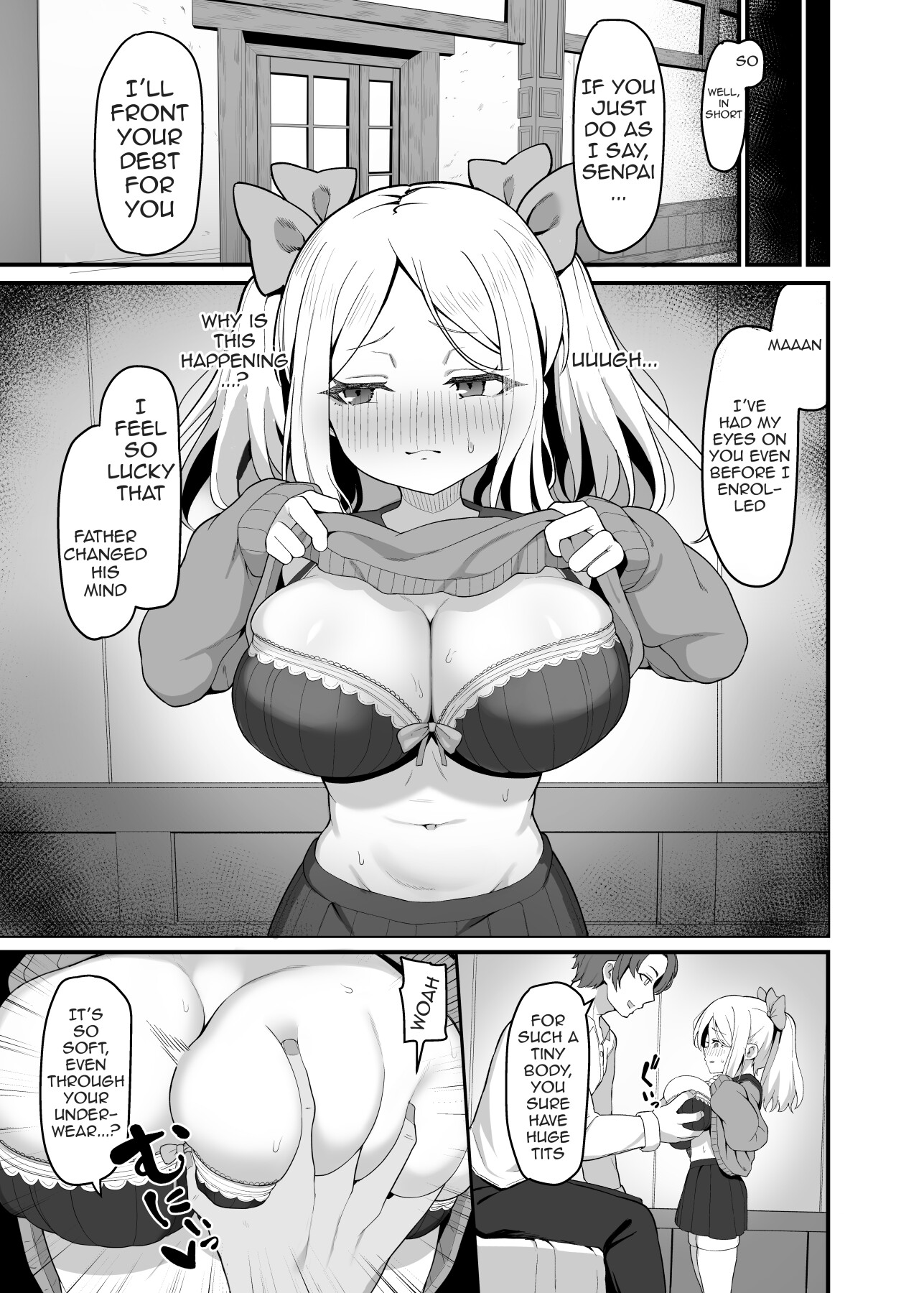 Hentai Manga Comic-My Tiny and Huge Senpai-Read-4